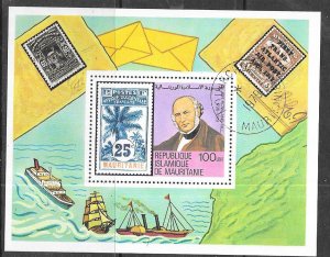 Mauritania #419 100um Rowland Hill  (U) CV $1.25