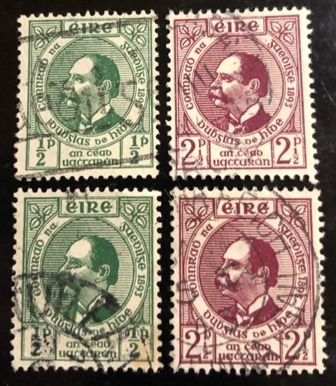 Ireland Scott# 124-125 Used F/VF Group of 2 sets Cat. $5.50