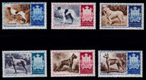 San Marino 1956 Coat of Arms & DOGS Complete (10) large Breeds VF/NH