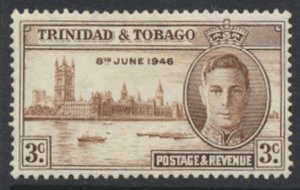 Trinidad & Tobago  SG 257   SC# 62  MH  1946 Victory - see scans & details