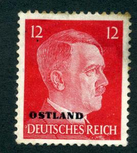 N16  - Ostland overprint - MLHNG 