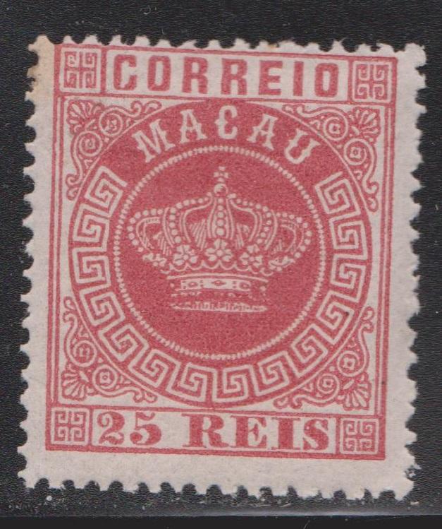 MACAU - Scott # 6 Mint Never Hinged - Slight Toning Top Left Corner