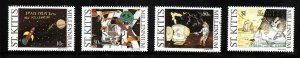 St. Kitts-Sc#469-72- id7-Unused NH set-Children's Drawings-Millennium-1999-