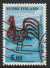 1977 Finland - Sc 570 - used VF - 1 single - Kirvu Weather Vane