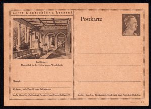 Nazi Germany (Third Reich) 1942 Towns - Bad Reinerz Postal Stationary Card Mint