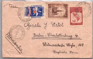 BRAZIL POSTAL HISTORY AIRMAIL COVER ADDR GERMANY CANC YRS'1950-60