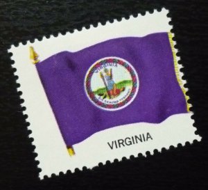 USA Poster Stamp Flag VIRGINIA  C25