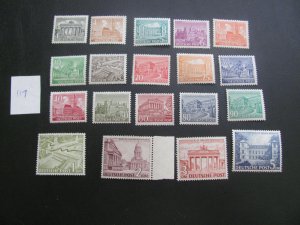 BERLIN 1949 MNH  SC 9N42-60 SET XF $575 (117)