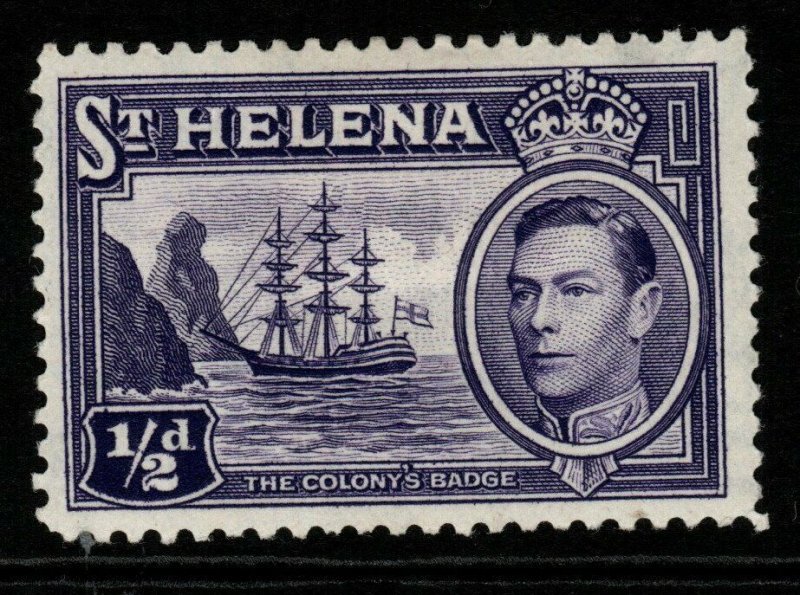 ST.HELENA SG131 1938 ½d VIOLET MTD MINT