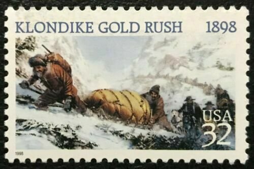 1998 Scott #3235 - 32¢ - KLONDIKE GOLD RUSH - Single Mint NH