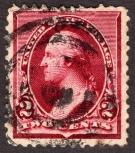 1890, US 2c, Washington, Used, Sc 219D