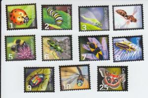 2007-10 Canada Beneficial Insects Complete Set (Scott 2234-38, 2328, 2406-10)MNH