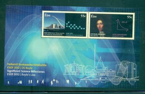Ireland - Sc# 1975a. 2012 City of Science. MNH Souv. Sheet. $4.25.
