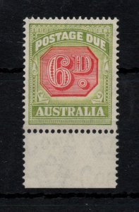 Australia 1938 6d Postage Due MNH Marginal D117 WS39056