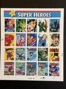 2006 sheet DC Comics Super Heroes Sc#4084 