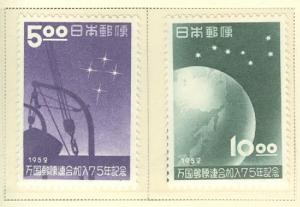 Japan 552-3 MNH CV $19.50