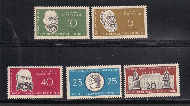 GERMANY - DDR SC# 520-4 F-VF MNH 1960