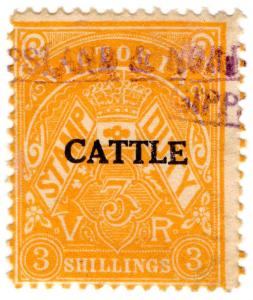 (I.B) Australia - Victoria Revenue : Cattle Duty 3/- (1927)