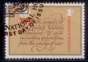 United Nations New York 1978 SC# 291 Used TS1