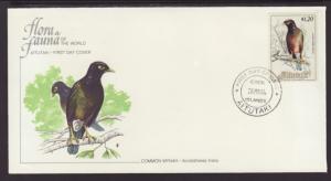 Aitutaki 336 Bird 1984 Fleetwood U/A FDC