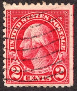 1923, US 2c Washington, Used, Sc 554