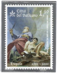 VATICAN CITY 2020 Tiepolo The Sacrifice of Isaac; Scott 1732; MNH