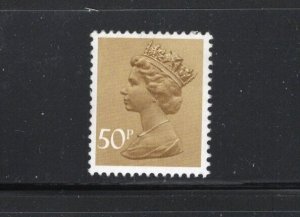 GREAT BRITAIN #MH164 1967-1990 75p MANCHIN MINT VF NH O.G