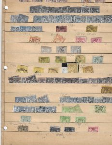 EARLY FRANCE COLLECTION ON STOCK SHEETS