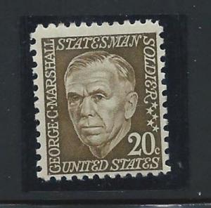 #1289  DULL GUM  MINT NEVER HINGED