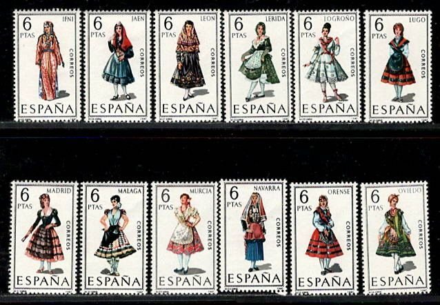 SPAIN SC# 1392-1444 FVF/MNH