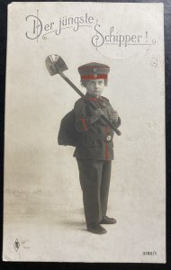 1915 Feldpost Germany Picture Postcard Cover To Berlin the youngest schipper