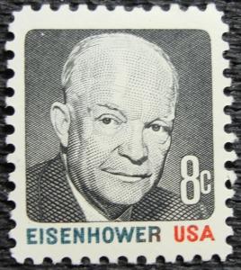 US #1394 MNH Single, Dwight D. Eisenhower SCV $.25 L10