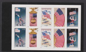 3780b Old Glory Pane MNH