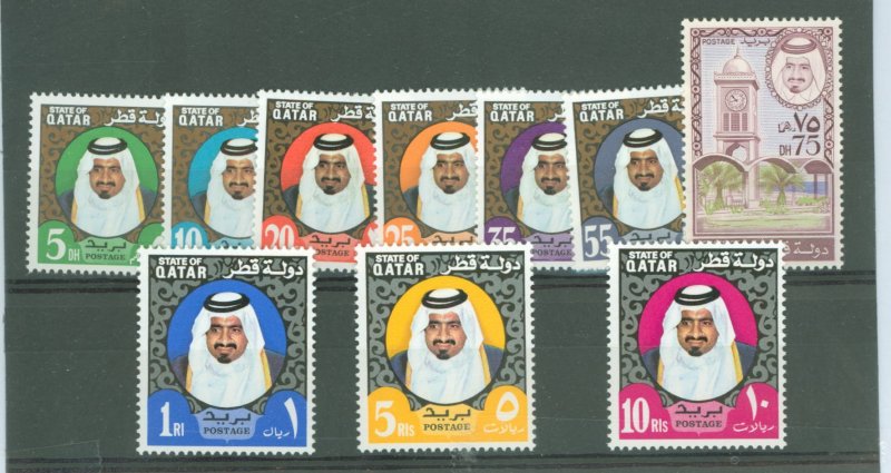 Qatar #354-360C Mint (NH) Single (Complete Set) (Royalty)