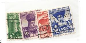 SWITZERLAND   B96-99    USED