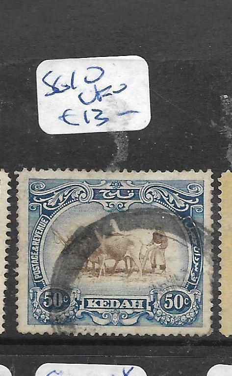 MALAYA KEDAH (P1006B) COW 50C   SG 10   VFU