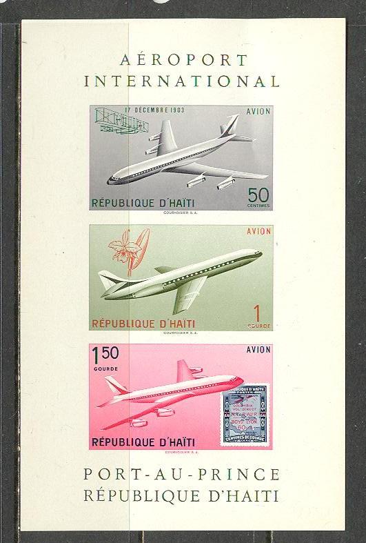 HAITI Sc# C176a MNH FVF SS Boeing Airplanes