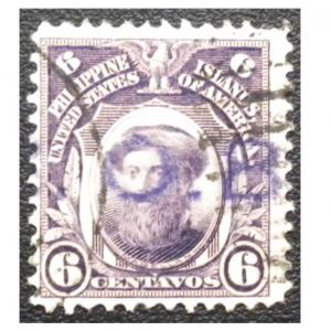 UNITED STATES POSSESSION STAMP PHILIPPINES 1925. SCOTT # 342. USED. OVERPRINTED