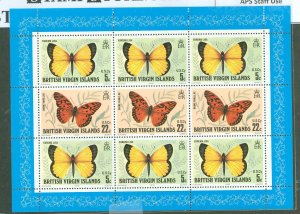 Virgin Islands #343a Mint (NH) Souvenir Sheet (Butterflies)