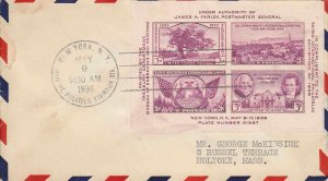 US FDC Sc # 778 TIPEX souvenier sheet - US 8167