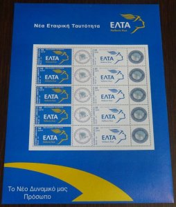 Greece 2003 Elta Identity Fast Walking Competition Personalized Sheet MNH