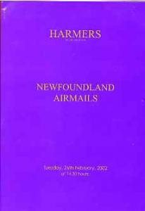 Auction Catalogue - Newfoundland & Airmails - Harmers...