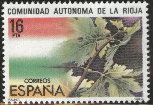 SPAIN Scott 2332 MNH** Rioja Autonoma 1983