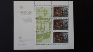 Europa CEPT - Portugal / Madeira 1982. ** MNH Block