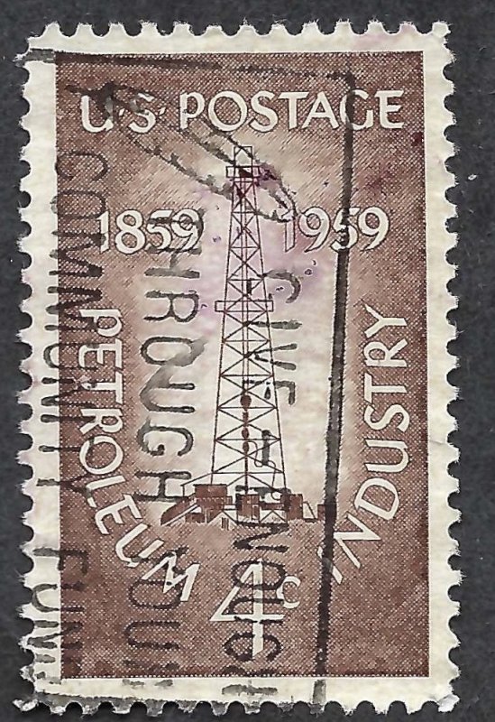 United States #1134 4¢ Petroleum Industry (1959). Used.