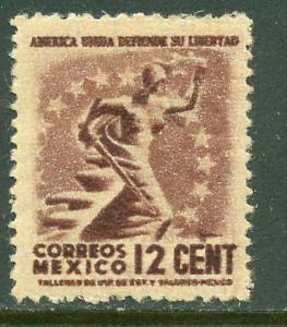 MEXICO 790, 12c Liberty. MINT, NH. F-VF..