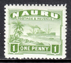 Nauru - Scott #18a - Glazed white paper, P11 - MH - SCV $2.50