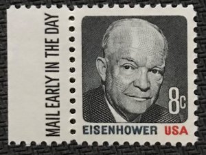 US #1394 MNH ME Single Dwight D Eisenhower SCV $.25 L23