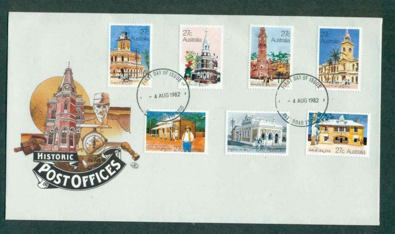 Australia 1982 Historic Post Offices , City Rd FDC lot50835