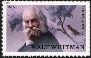 U.S.#5414 Walt Whitman 95c Three Ounces Single, MNH.